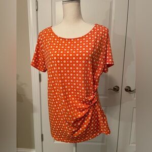 Jones NY, XL, short sleeve, Side Ruched